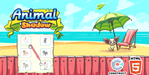 Animal Shadow - HTML5 Game - Construct 3
