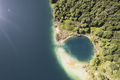 Particular aerial view of the Accesa lake Grosseto - PhotoDune Item for Sale
