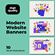 Cool Trendy Retro Banners design - GraphicRiver Item for Sale
