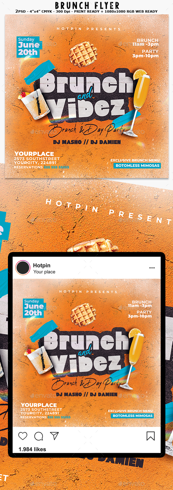 Brunch Graphics, Designs & Templates | GraphicRiver