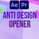 Anti Design Opener Mogrt - VideoHive Item for Sale