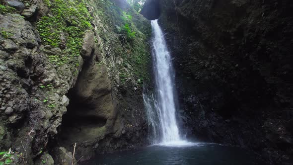 Beautiful Tropical Waterfall. Bali,Indonesia.