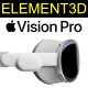 Element3D - Apple Vision Pro - 3DOcean Item for Sale