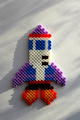 Children's creativity, a rocket in space made of ceramic mosaic - PhotoDune Item for Sale