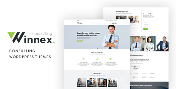 Winnex – Business Consulting WordPress Themes