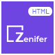 Zenifer - Creative and Multipurpose Responsive HTML5 Template - ThemeForest Item for Sale