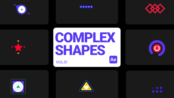 Complex Shapes 01 for After Effects alt