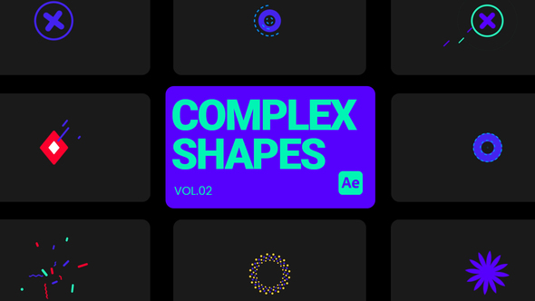 Complex Shapes 02 for After Effects