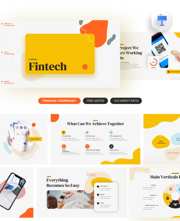 Fintech - Financial Keynote Template