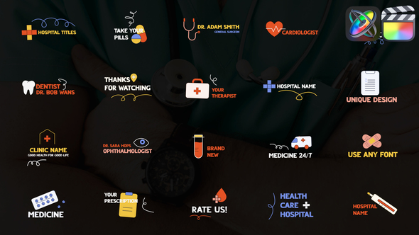 Hospital Titles for FCPX alt