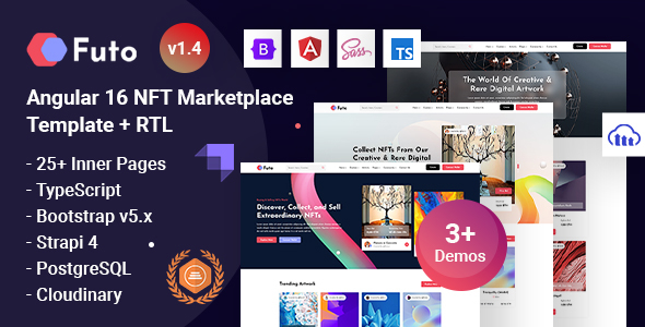 Futo - NFT Marketplace Angular 16 Theme