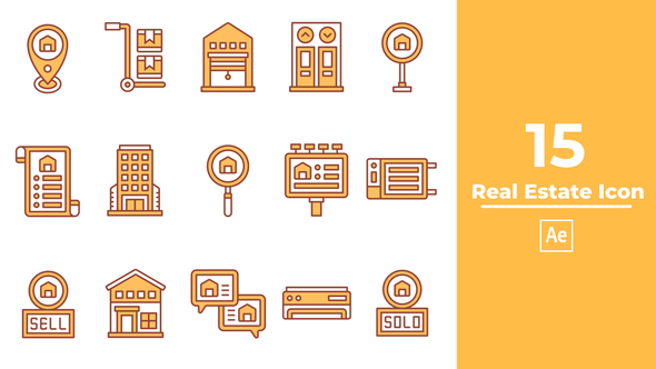 Real Estate Icon After Effect alt