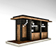 The modern garden bar Low-poly 3D model - 3DOcean Item for Sale