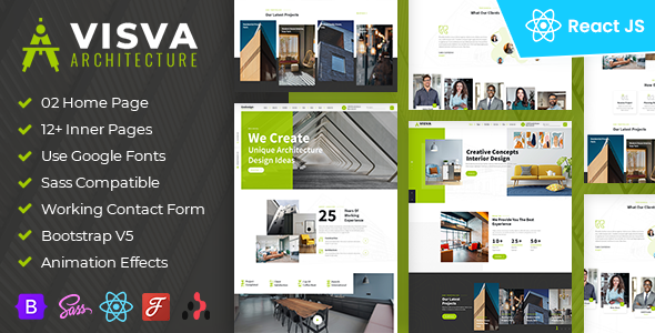 Visva - Architect & Interior Design React Template