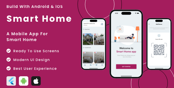 Smart Home - Flutter Mobile App Template