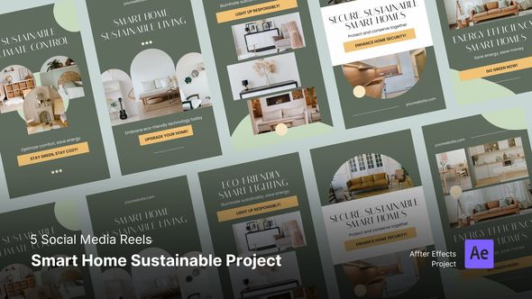 Instagram Reels - Smart Sustainable Home After Effect Project