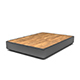A modern wooden coffee table Low-poly 3D model - 3DOcean Item for Sale