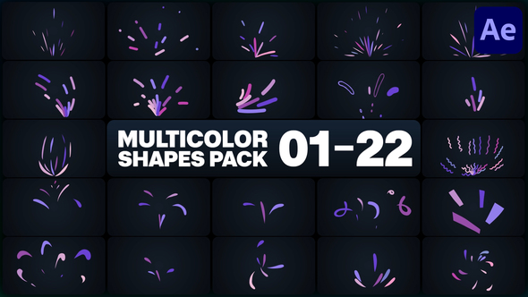 Multicolor Shapes for After Effects