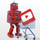 Retro Cartoon Robot Shopping Logo Reveal Bundle - VideoHive Item for Sale