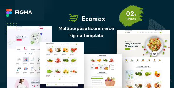 Ecomax - Multipurpose Ecommerce figma Template