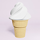 ice cream cone vanilla blender - 3DOcean Item for Sale