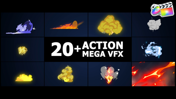 Action Mega VFX Pack | FCPX alt