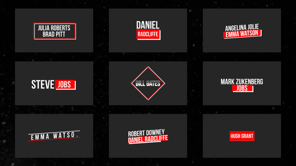 Lower Thirds | After Effects alt