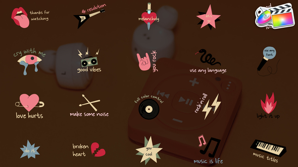 Music Titles for FCPX alt