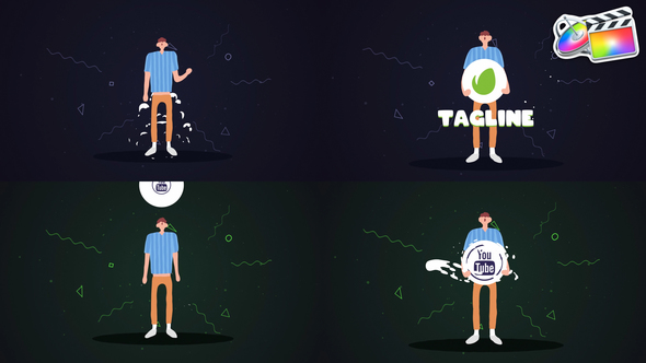 Cartoon Character Logo | FCPX alt