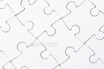 Complete puzzle / jigsaw template for print