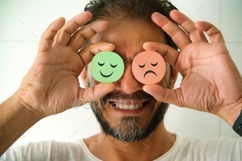 feedback in an experience survey, enabling viewers to instantly grasp the contrasting emotions associated with positive and negative responses.
