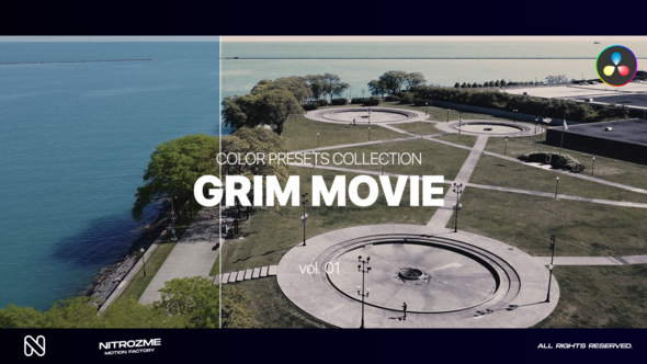 Grim Movie LUT Collection Vol. 01 for DaVinci Resolve
