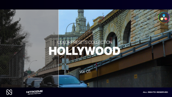 Hollywood LUT Collection Vol. 01 for DaVinci Resolve