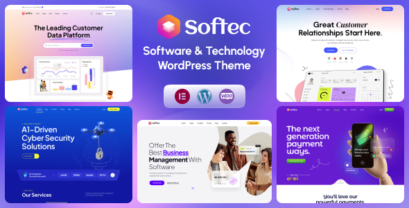 Softec - Software & Technology WordPress Theme + RTL