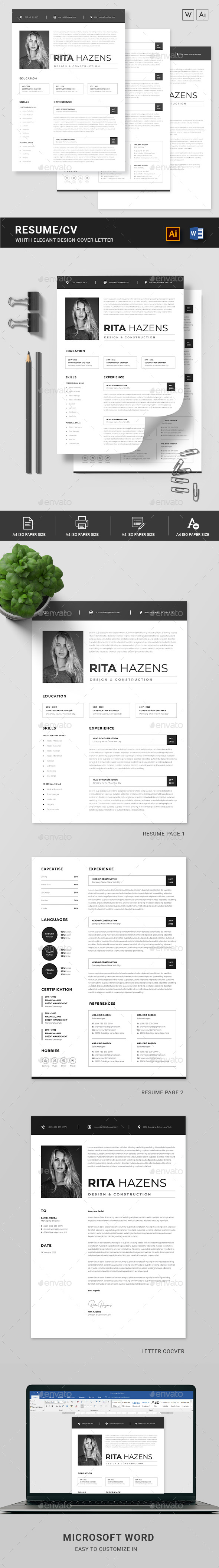 Resume Word/Docx Template