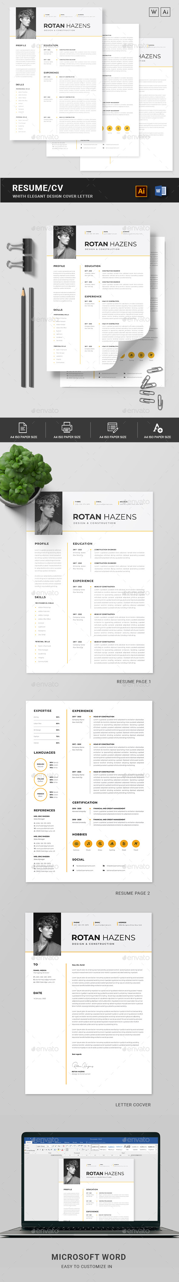 Resume Word/Docx Template