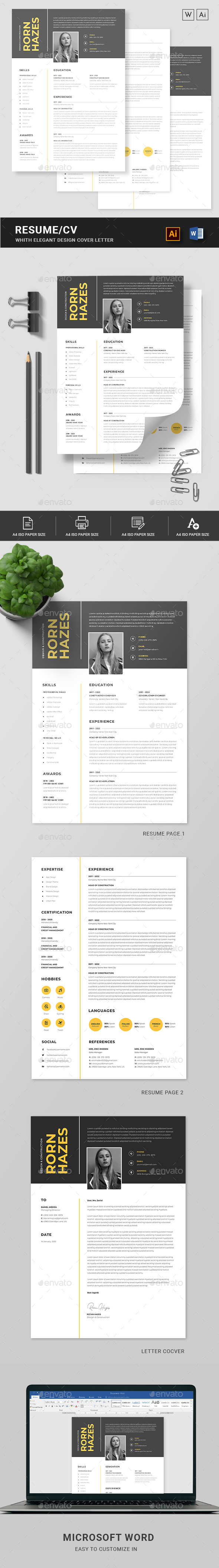 Resume Word Docx Template