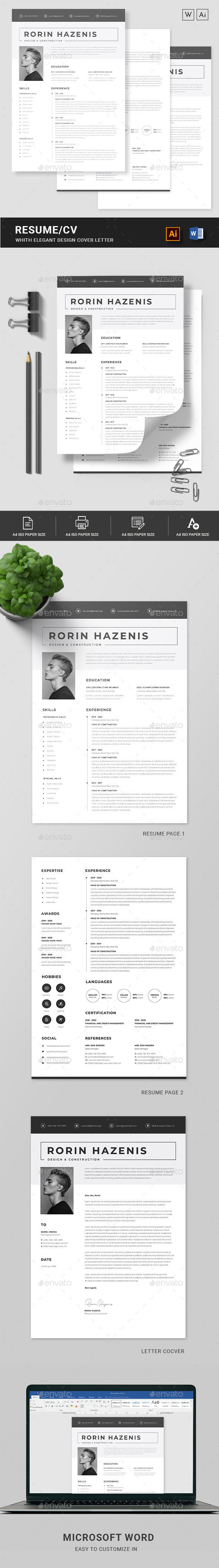 Resume Word Docx Template