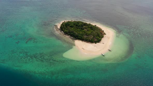 Tropical Island in the Sea.