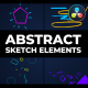 Abstract Sketch Elements | DaVinci Resolve - VideoHive Item for Sale