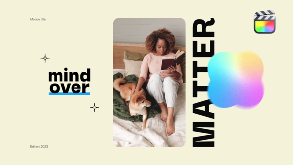 Gradient Typography Slides \ FCPX alt