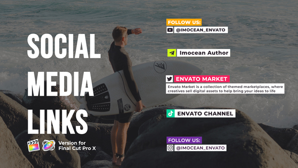 Social Networks Links | FCPX alt