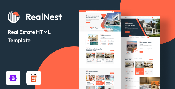 RealNest - Real Estate HTML Template