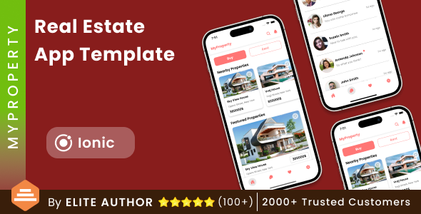Real Estate Android App + Real Estate iOS App Template | Ionic | MyProperty