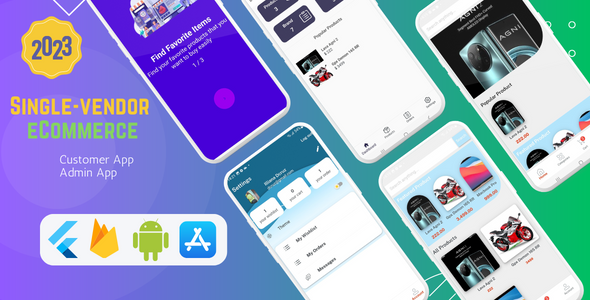 LeoShop v1.8 - Single Vendor eCommerce Mobile System With GetX | Flutter & Firebase