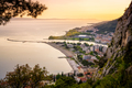 Panoramic view of the picturesque town of Omish (Omiš) in Croatia - PhotoDune Item for Sale