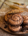 Wholemeal biscuits with barley, spelled, oats and chocolate - PhotoDune Item for Sale