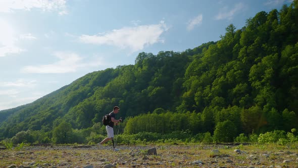 Nature Explorer with Artificial Leg