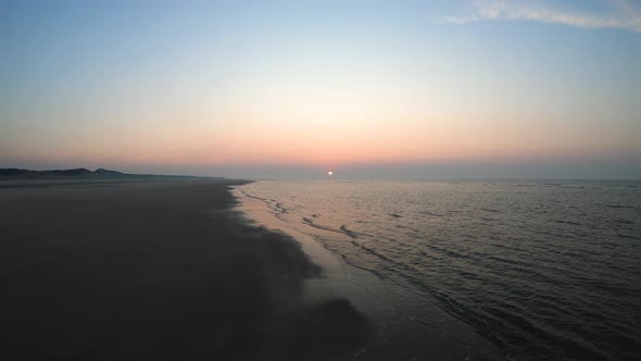 Beautiful Sunset by the Sea - Langeoog, Germany