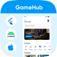 GameHub UI Template:  Mobile Game Store App in Flutter 3.x (Android, iOS) UI app template - CodeCanyon Item for Sale